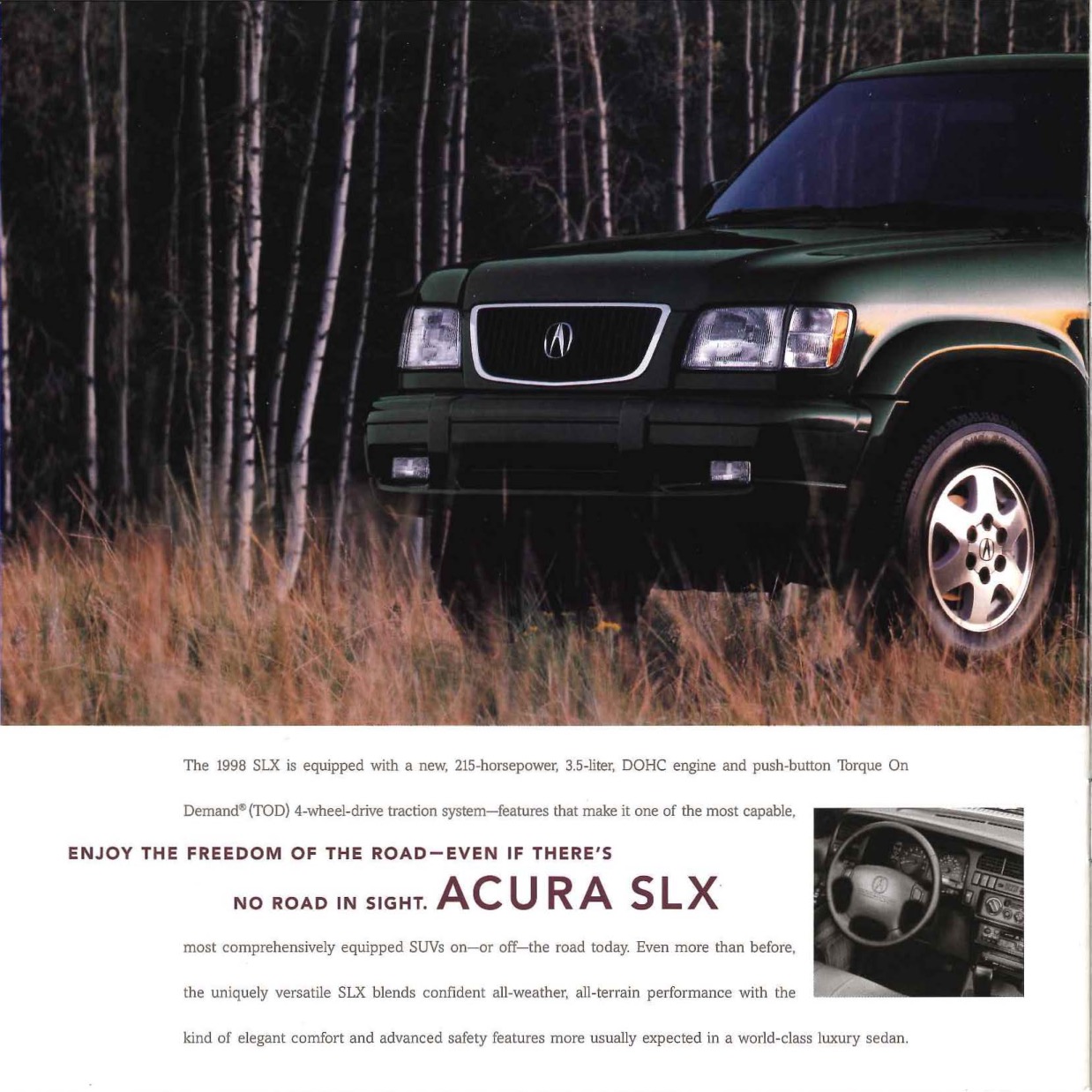 1998 Acura Brochure Page 4